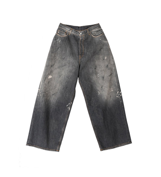 2023M FN TRAFALGAR SUPPER BAGGY FIT JEANS BLACK
