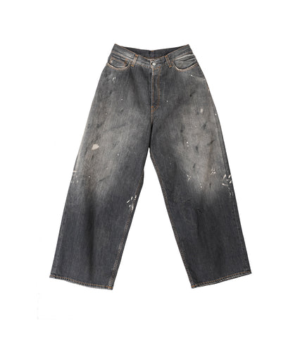 2023M FN TRAFALGAR SUPPER BAGGY FIT JEANS BLACK