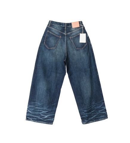 2023M FN BROADWAY SUPER BAGGY JEANS MID BLUE