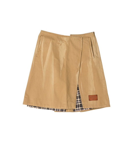 TWILL SKIRT FADAED OCHRE