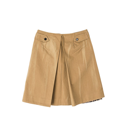 TWILL SKIRT FADAED OCHRE