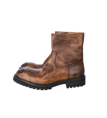 CRACK BOOTS BROWN