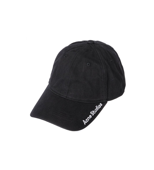 TWILL LOGO CAP BLACK