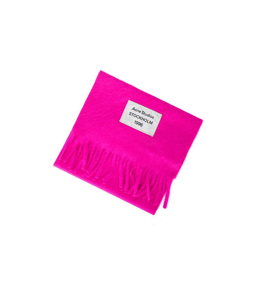 FRINGE SCARF FUCHSIA PINK