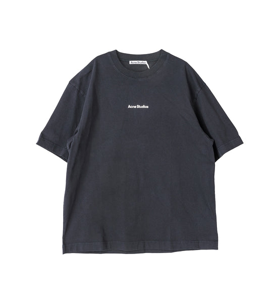 RELAXED FIT STAMP LOGO T-SHIRT BLACK