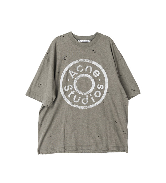 RELAXED FIT TOKEN LOGO T-SHIRT MOSS GREEN