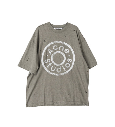 RELAXED FIT TOKEN LOGO T-SHIRT MOSS GREEN