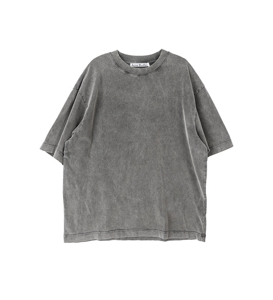 RELAXED FIT CREWNECK T-SHIRT FADED BLACK