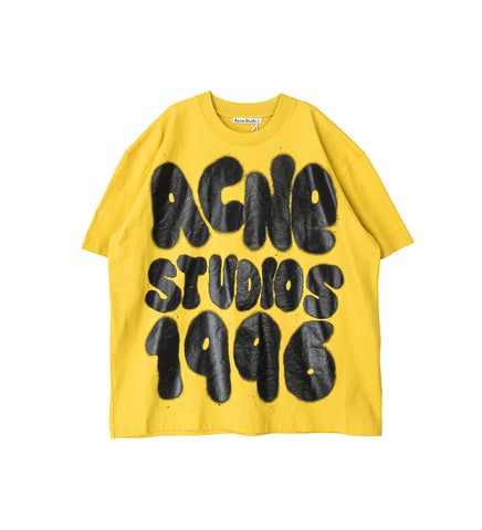 POP LOGO T-SHIRT RELXAED MUSTARD YELLOW