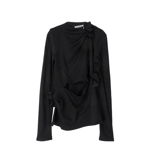 KNOTTED TOP BLACK