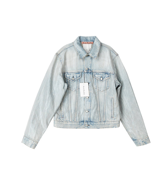 LIGHT WASH TRUCKER DENIM JACKET LIGHT BLUE