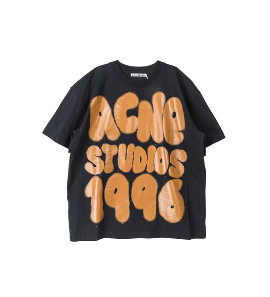 POP LOGO T-SHIRT RELAXED FIT BLACK