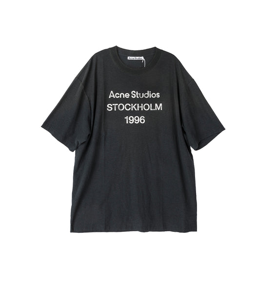 RELAXED FIT LOGO T-SHIRT FADED BLACK