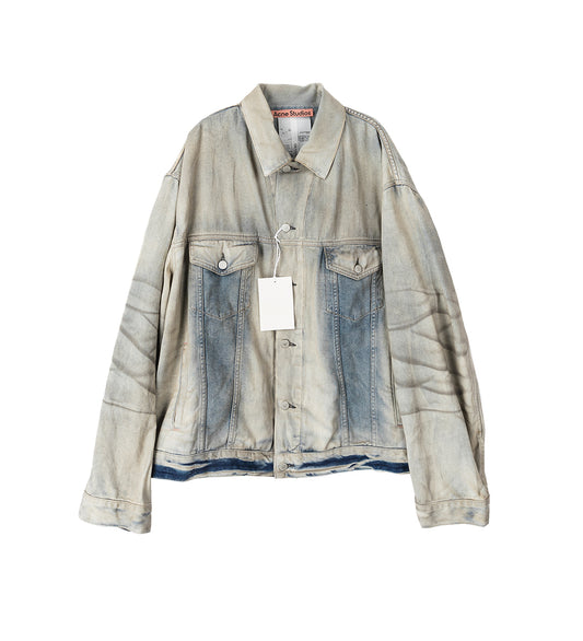 DENIM OVERSIZED FIT JACKET LIGHT BLUE