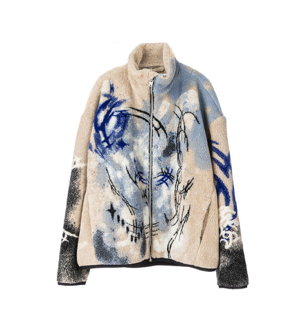 TEDDY JACQUARD JACKET BEIGE