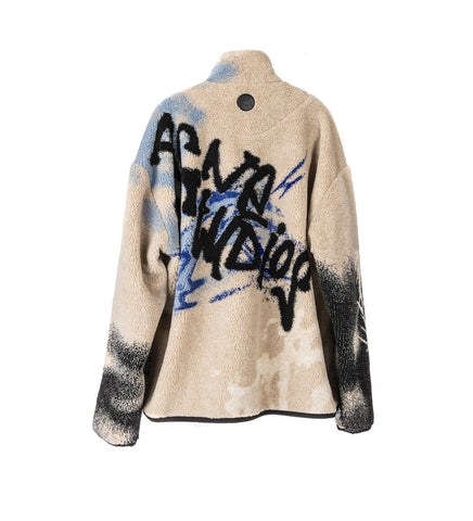 TEDDY JACQUARD JACKET BEIGE