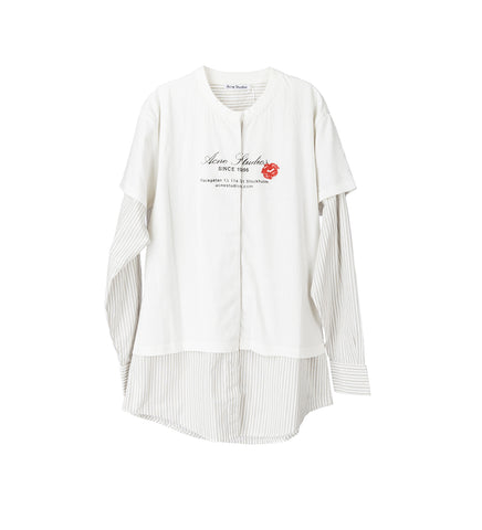 LAYERED BLOUSE OFF WHITE