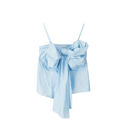 RIBBON BLOUSE LIGHT BLUE