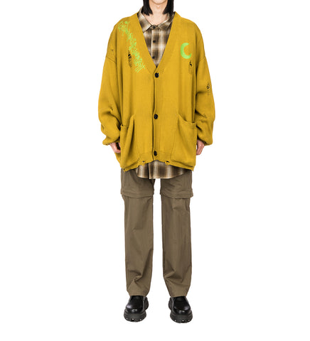 EARTH ZIP CARGO PANTS KHAKI