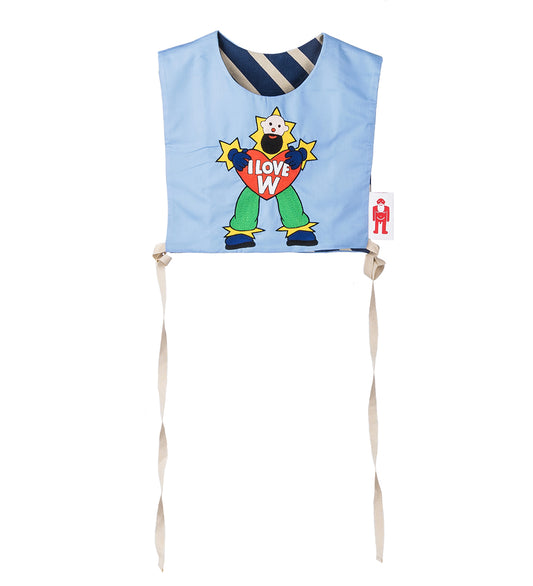 I LOVE W TOP PLACID BLUE