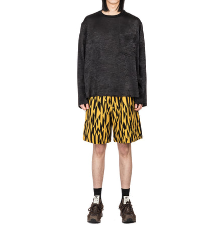SONG FOR THE MUTE BUMBLEBEE ELASTICATED SHORTS YELLOW/BLACK