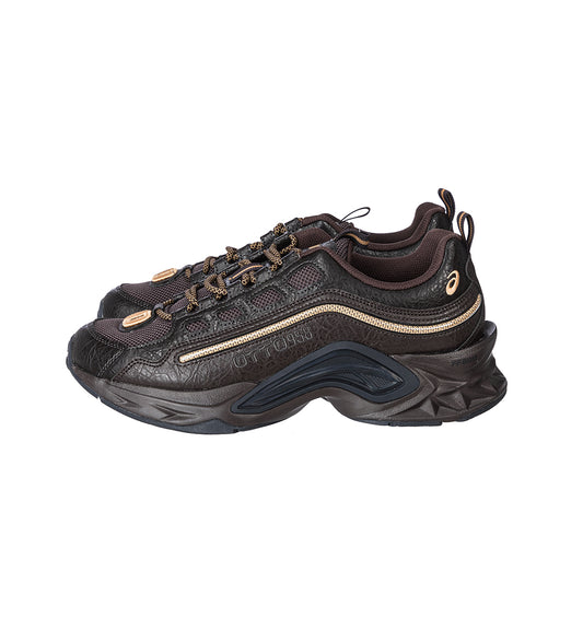 ASICS X OTTO 958 PROTOBLAST-CMLVIII DARK BROWN/PURE GOLD