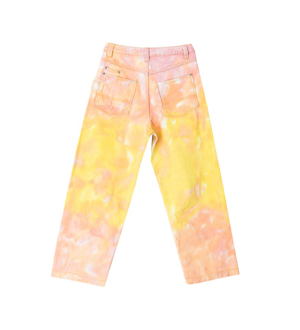 TIE-DYE BAGGY JEANS MOSAIC