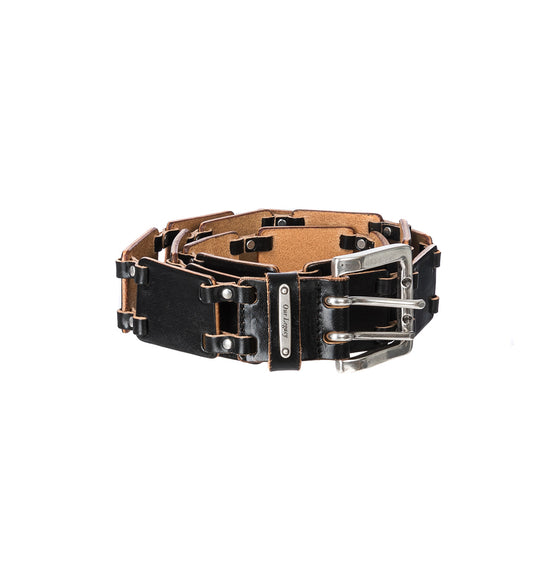 DISTRIBUTED BELT BLACK BRIDLE LEATHER