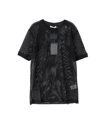 MESH LOGO SHORTSLEEVE TEE BLACK