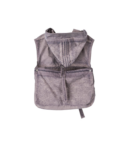 MARSUPIUM VEST MINERAL BLUE PAPYRUS POLY