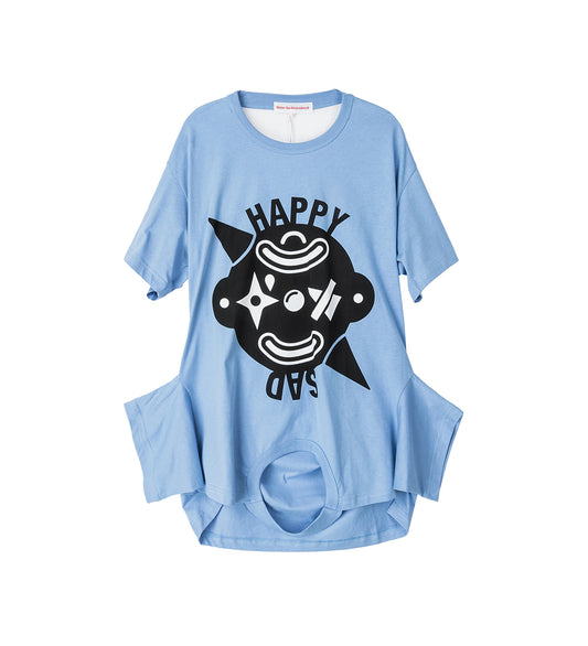 HAPPY/SAD TURNABLE T PLACID BLUE