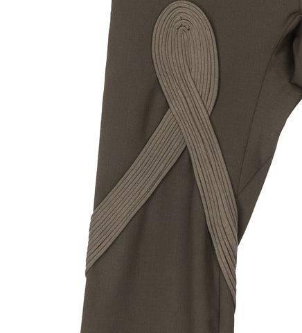DELTUM TROUSER ARMY GREEN/TAUPE