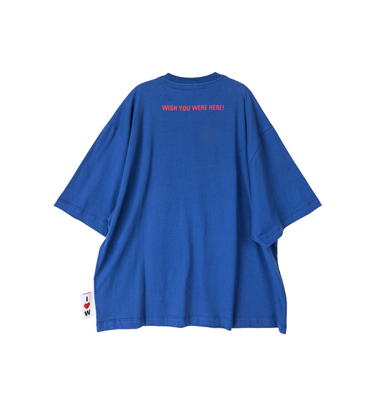 I LOVE W T MAZZARINE BLUE