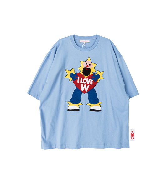 I LOVE W T PLACID BLUE
