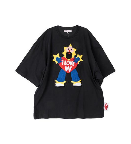 I LOVE W T BLACK