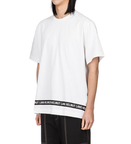 BOLD STRIPE TEE WHITE