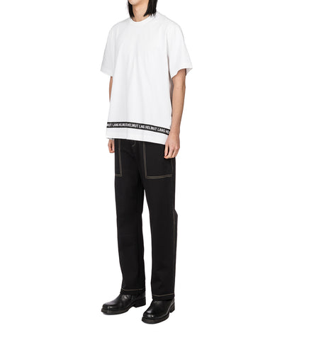BOLD STRIPE TEE WHITE