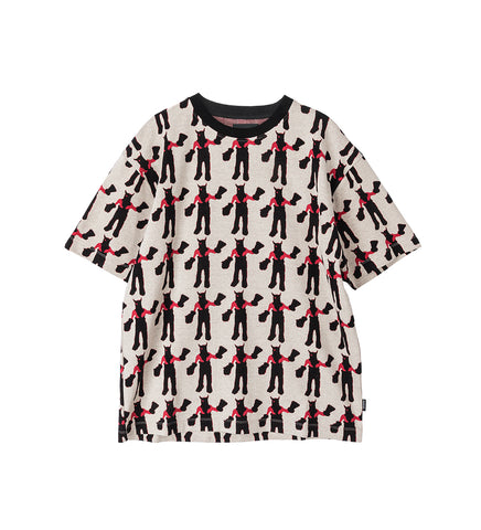 DEVIL JACQUARD T-SHIRT OFF WHITE