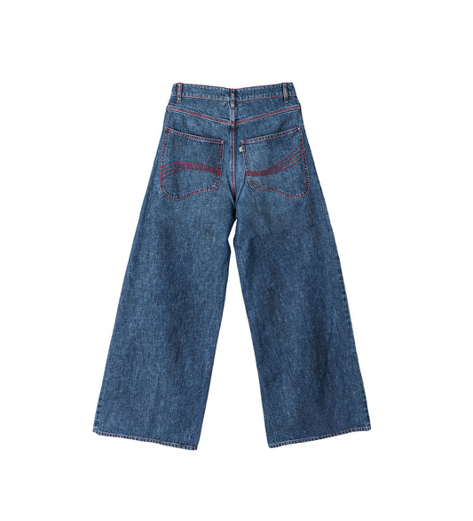 BAGGY INDIANA JEAN DIRTY BLUE