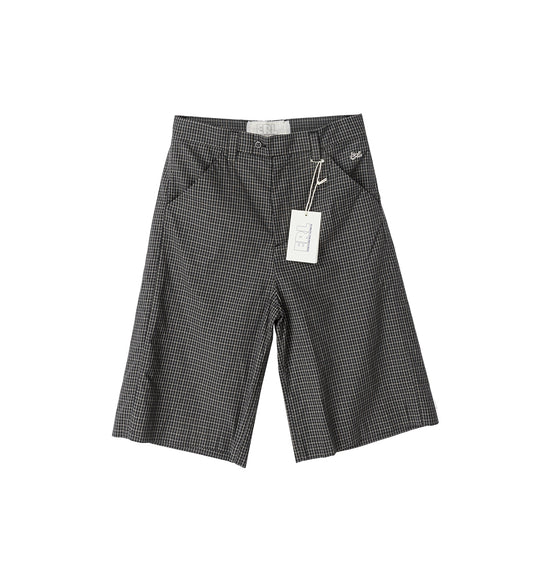 TAILORED MINI PLAID SKATE BLACK