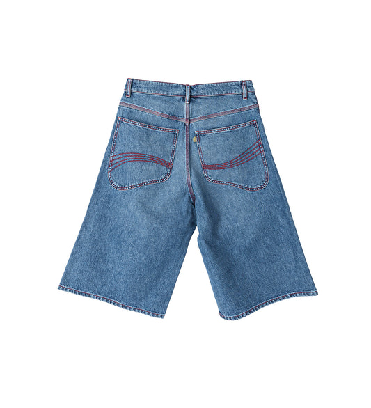 DENIM INDIANA SKATE SHORTS DIRTY BLUE