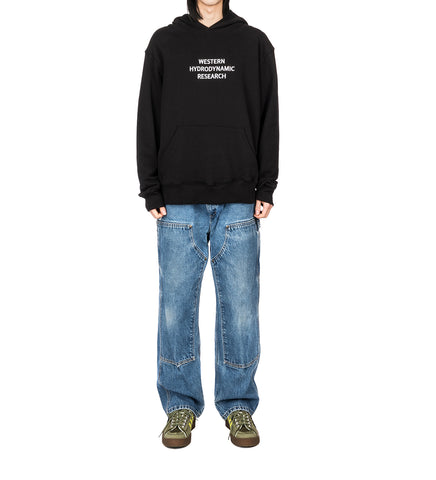 HOODED FLEECE BLACK