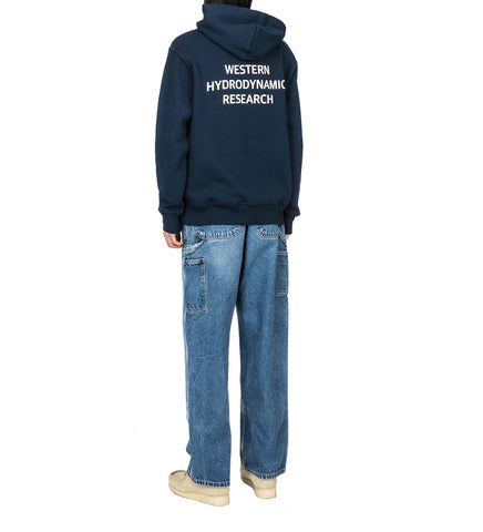 HOODED FLEECE NAVY