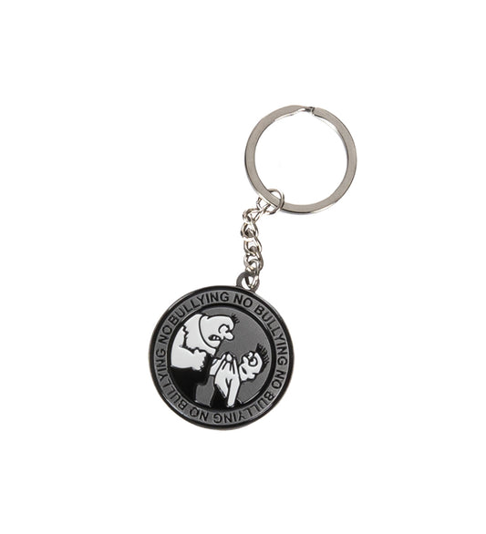 NO BULLYING KEYCHAIN SILVER