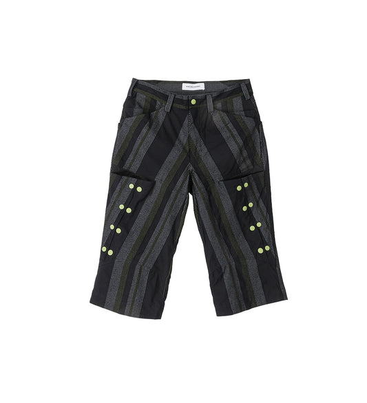 INEX SNAP SHORTS BLACK/GREY/GREEN