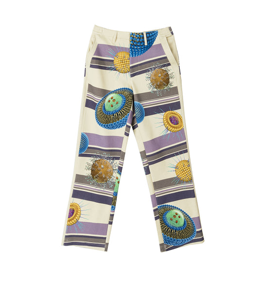 RIADIS PRINTED TROUSER GREY GRAPHIC