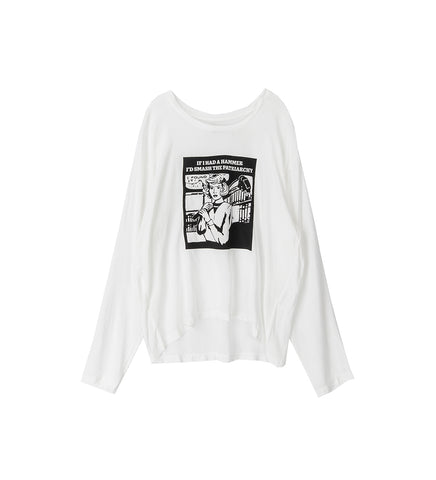 LONGSLEEVES T-SHIRT WHITE