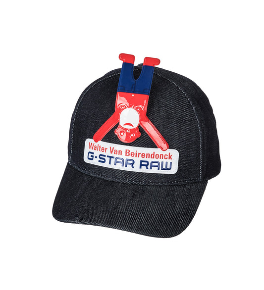 WALTER VAN BEIRENDONCK X G-STAR BASEBALL CAP DENIM