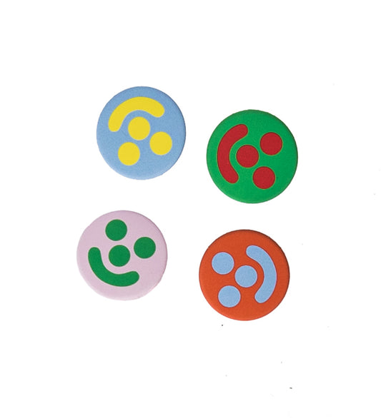 SMILE BUTTON SMALL MULTI