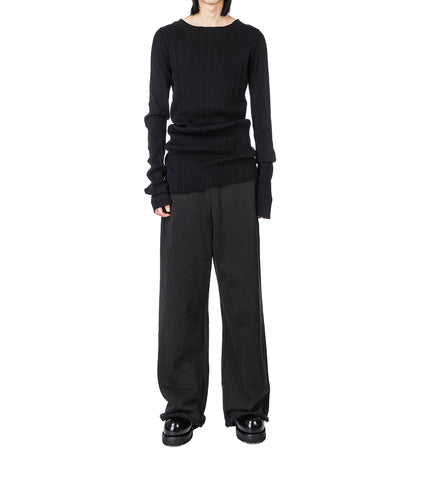 ARCHES LONG SLEEVE KNIT BLACK